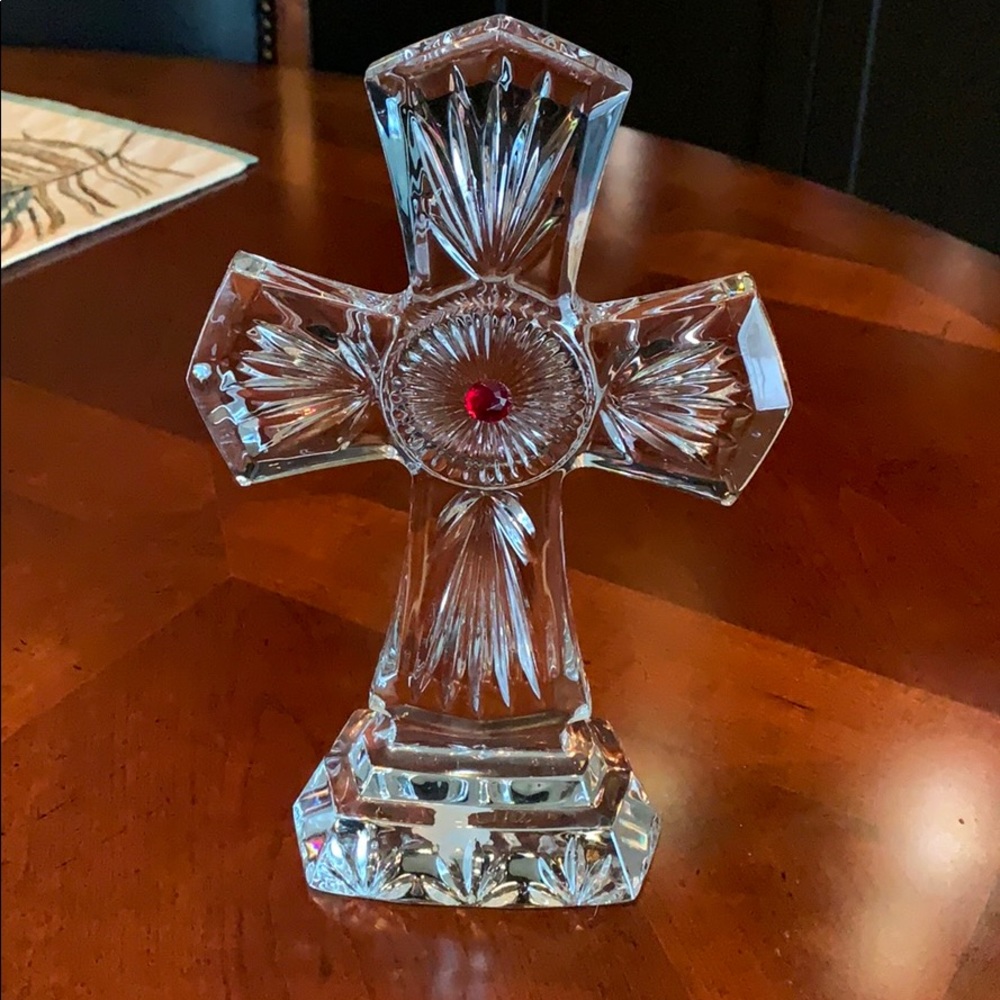 Beautiful Lead Crystal Cross from Germany